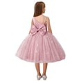 thumbnail image 2 of Alvivi Kids Sleeveless Chiffon Tulle Dress Flower Girls Wedding Pageant Bridesmaid Dress Birthday Party Pink 120, 2 of 6