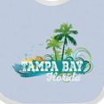 thumbnail image 4 of Inktastic Tampa Bay Florida Beach Trip Boys or Girls Baby Bib, 4 of 4