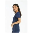 thumbnail image 3 of Cherokee iFlex Women Scrubs Top V-Neck Knit Panel CK605, 3 of 7