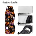 thumbnail image 5 of POLERO Washable Car Seat Covers for Auto, Polyester Stretchy Auto Seat Cover Protector, Halloween Pumpkin Cat Ghost, 5 of 12
