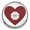 Maroon, variant on Snap Jewelry 18MM Basketball Heart Ginger Charm in Black