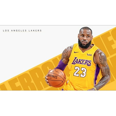 Tri Seven Entertainment Lebron James Poster Lakers 23 Photo Wall Art Print 24x18 Walmart Com Walmart Com