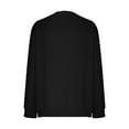 thumbnail image 6 of hxobax Women's Sweatshirts Oversized Crewneck Pullover Tops Solid Drop Shoulder Long Sleeve Sweaters, 6 of 8