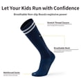 thumbnail image 2 of AWAYTR Adjustable Elastic Youth Boys Baseball Belt and Socks Set Navy Blue, 2 of 8