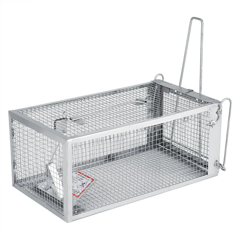 Cisvio Rat Trap Cage Humane Live Rodent Trap Cage Mouse Control Bait Catch  That Work for Indoor and Outdoor Small Animal D0102HP348G - The Home Depot