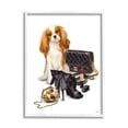 thumbnail image 4 of Stupell Industries Chick Black Fashion Accessories Stylish Glam Dog Framed Wall Art, 11 x 14, Design by Ziwei Li, 4 of 5