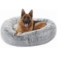 thumbnail image 1 of Calming Donut Dog Bed es Round Fluffy for Large Dogs Anxiety Plush Machine Washable ( Large), 1 of 7