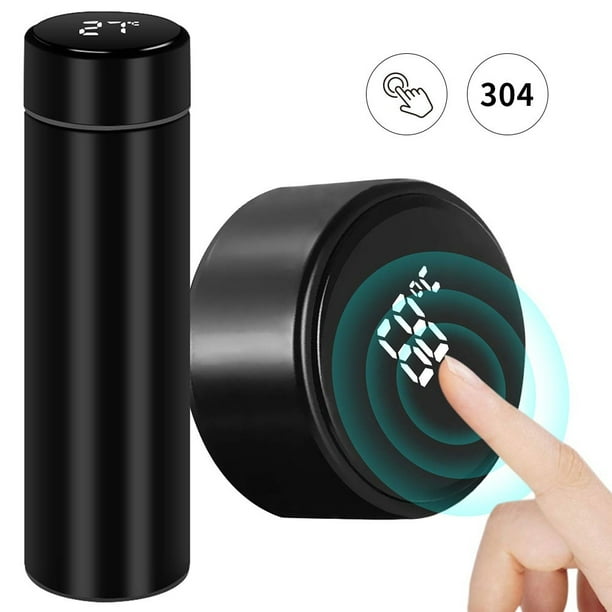 500ML LED Temperature Display Stainless Steel Thermos Office Coffee Tea