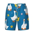 thumbnail image 5 of Rocae Cartoon Goose for Men's Swim Trunks Quick Dry With Two Side Pockets and One Lined Patch PocketLarge, 5 of 9