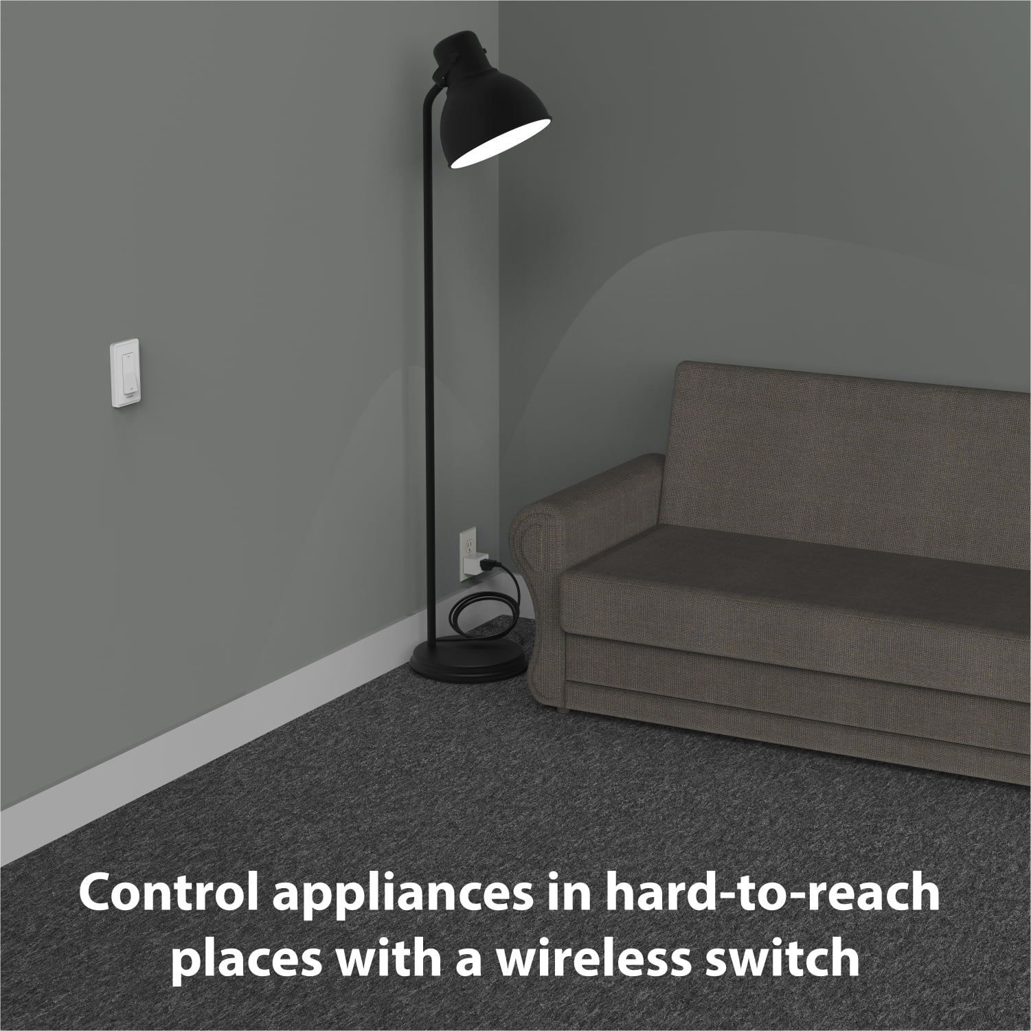 Fosmon Remote Control Outlet, Remote Light Switch, Wireless Remote Control  Socket Outlet with On/Off Switch and Braille Mark, Indoor Wireless Plug for  Electric Outlets, Lamp, Lights, Fans, Expandable: : Tools & Home