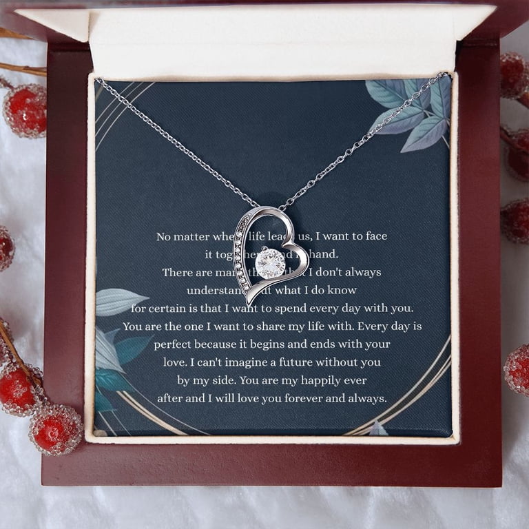 Ornamento Natalizio In Acciaio 'You Are My Happily Ever After' – Regalo Di Coppia, Decorazione Albero Infrangibile