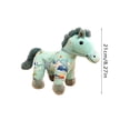 thumbnail image 2 of Plush Pony Stuffed Animal - 8.3Inch Short Plush Toy With Red Color, Decorative Pattern, Soft Texture - For Teens, Teenagers, S, Home Decor, Gifting, Collecting, 2 of 5
