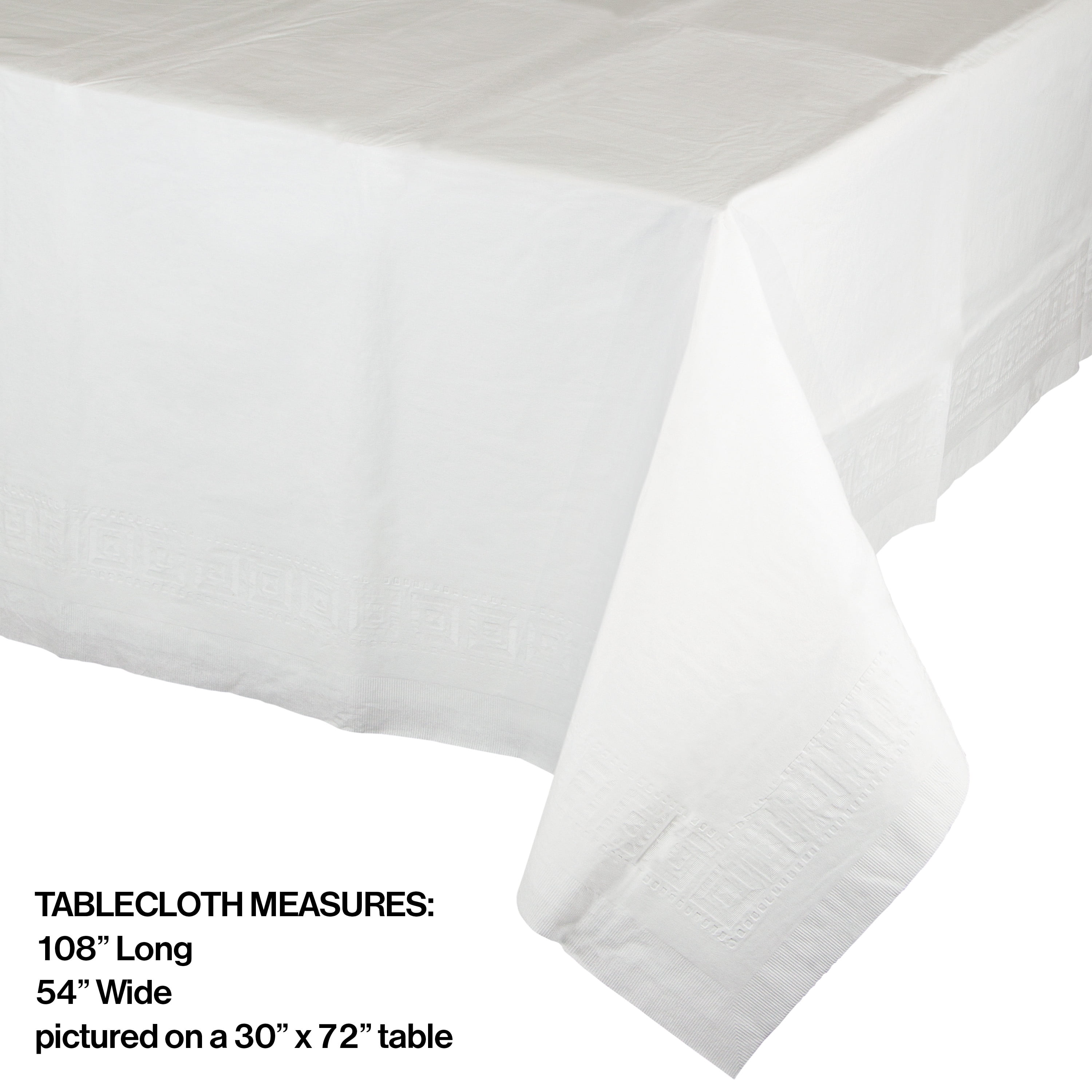 Pre-Cut Paper Tablecloth Buen Provecho 37g 1x1m (400 Units)