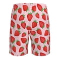 thumbnail image 6 of Naloa Strawberries Men's Beach Shorts, Surfing shorts, Swim trunks, Quick Dry Swim Trunks for Surfing Beach Fun - Small, 6 of 9