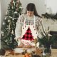thumbnail image 1 of Delantal Navideño a Cuadros rojos onlyliua resistente a Derrames para cocina, 1 of 6