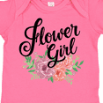 thumbnail image 4 of Inktastic Flower Girl Hand Lettering with Flowers Illustration Girls Baby Bodysuit, 4 of 5