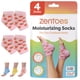 thumbnail image 1 of Calcetines hidratantes ZenToes para talones agrietados con vitamina E, aceite de oliva y aceite de jojoba, 1 of 8