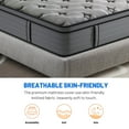 thumbnail image 3 of Mattress 12 inch Hybrid Gel Memory Foam and Pocket Spring Mattress, Middle Firm Cool Sleep with Breathable Soft Knitted Fabric Cover, Relieves Stress and Pressure Full Size, 3 of 7