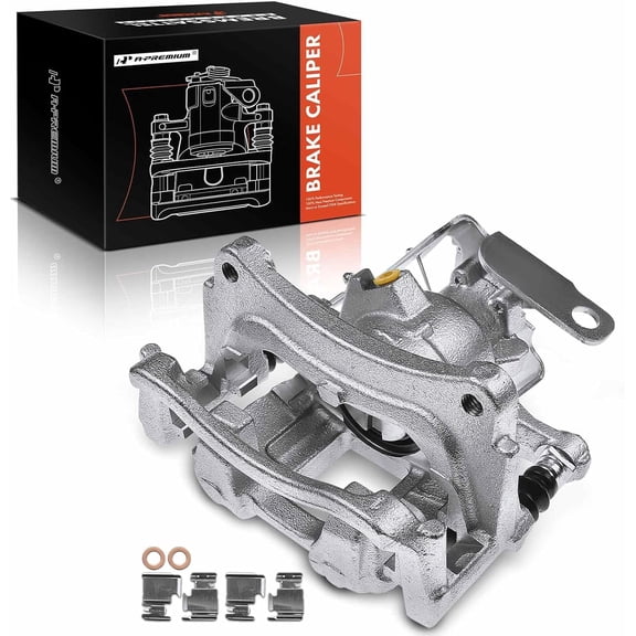 A-Premium Disc Brake Caliper with Bracket Compatible with Cadillac CTS 2014-2019 ATS 2013-2019 Rear Right Passenger Side