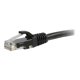 C2G CAT 6 Ethernet (UTP) Cat6 3ft Câble de Raccordement Réseau Non Blindé - Noir - Câble de Raccordement - RJ-45 (M) à RJ-45 (M) - 3 ft - - Moulé, Sans Accrochage - Noir – image 3 sur 5