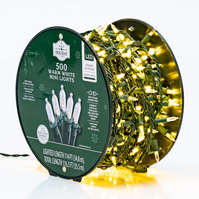 stringsergeon様【希少】 NO.500T 1/4 Anno2001 Indoor/Outdoor 500-Count LED Mini Christmas String Lights, Warm