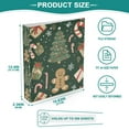 thumbnail image 3 of FORMRS 3 Ring Binder 1.5 inch with Pockets Set of 2 Clip Board 200 Sheets Capacity, Christmas Gift Pattern, 3 of 8