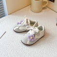 thumbnail image 5 of JUMEYU Toddler Summer Shoes Kids Shoes Toddlers Canvas Sneakers Slip-On Light Weight Comfortable Causal Running Shoes Skin-Friendly for Boys Girls Size 10 (White,Toddler 10), 5 of 9