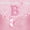 Monogrammed B, variant on meiyoeat Pink Glitter Butterfly Monogrammed C Twin Sheet Sets for Girls, Sparkle Floral Initial Letter Bedding, 3 Pieces, 1 Flat Sheet, 1 Fitted Sheet and 1 Pillowcase