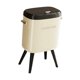 thumbnail image 4 of Cubo de basura con patas, sin necesidad de agacharse, multifuncional, minimalista. Blanco, 4 of 9