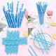 thumbnail image 2 of Paquete de 25 pajitas con forma de tetina sin BPA para vasos y biberones, perfectas para fiestas de cumpleaños infantiles, pajitas de papel ecológicas, 2 of 8