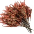 thumbnail image 5 of 8 Bundles Artificial Fall Plants, Outdoor Indoor UV Resistant Fake Boston Fern Faux Plant No Fade Plastic Greenery Shrubs for Autumn Thanksgiving Garden Porch Window Box Home Decor, 5 of 7