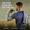 thumbnail image 4 of Cold Factor Instant Cooling UV Arm Sleeves - Small, Gray, Polyester spandex, All Ages, 4 of 10