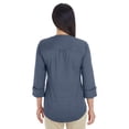 thumbnail image 5 of Devon & Jones DG230W Ladies' Central Cotton Blend Mélange Knit Top, 5 of 6