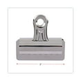 thumbnail image 3 of Universal Bulldog Clips, Jumbo, Nickel, 12/Pack, 3 of 7