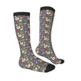thumbnail image 4 of Lsque Daisies Flowers Printed Crew Socks Men's Women's LightWeight Thin Casual Calf Socks ,Knee High Socks,Cotton Socks, 4 of 9