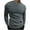 Gray, variant on Wyobmus Mens Long Sleeve T-Shirt Slim Fit Crewneck Pullover Lightweight Soft Base Shirt Top Olive Green