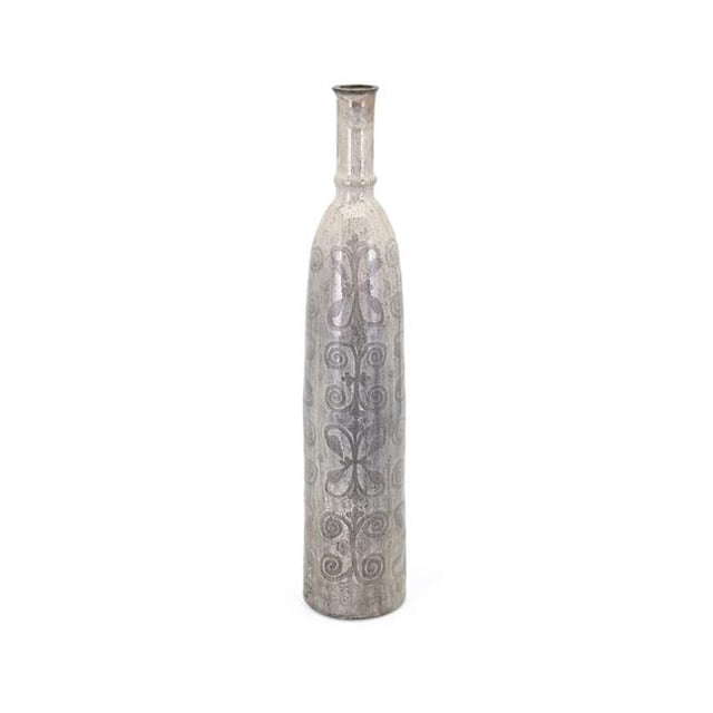 IMAX 13888 Vase Surdimensionné Givre Beige - Moyen