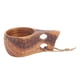 thumbnail image 1 of Taza térmica de 220 ml para senderismo. Diseño de caparazón de tortuga con dos orificios, perfecta para aventuras al aire libre. Taza de madera para acampar, 1 of 8
