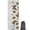 White Butterfly Flower, variant on White Butterfly Flower Dot Pattern Hot Yoga Mat Towel Non Slip for Hot Yoga - Quick-Drying Yoga Mat Cover with 4 Corner Pockets with Travel Bag - Hot Yoga Towel Non Slip 70"x26"