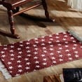thumbnail image 4 of Single Fabric Rectangular Area Rug in Red, 4 of 5