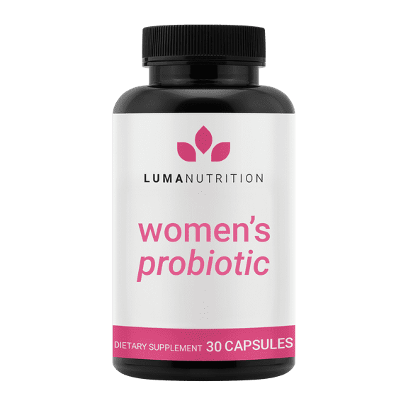 Luma Nutrition Probiotics for Women with Prebiotics - 50 Billion CFU Per Serving - Formulated for Digestive, Immune & Feminine Support - 60 Capsules