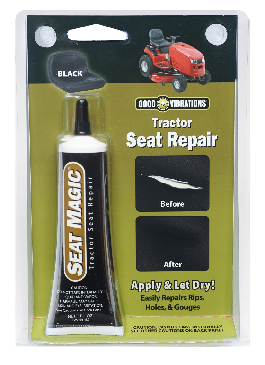 Good Vibrations Tractor Seat Repair KitBlack