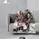 thumbnail image 4 of Manta con estampado multicolor, franela súper suave, ligera y esponjosa, manta de cama Demon Slayer Kimetsu No Yaiba, 4 of 8