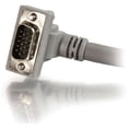 thumbnail image 3 of C2G Premium 15ft Premium Shielded HD15 SXGA M/M Monitor Cable with 90? Downward-Angled Male Connector - VGA cable - 15 ft, 3 of 5