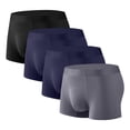 thumbnail image 2 of GERsome Men's 4 Pack Boxer Briefs, Mens Quick Dry Moisture-Wicking Underwear, Size L-4XL, Breathable Athletic Boxer Briefs for Men, Multicolor, 2 of 3
