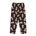 thumbnail image 5 of Xecao Popcorn Women's Straight Lounge Pajama Pants: The Epitome of Relaxed Sleepwear, 5 of 9