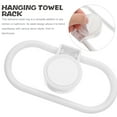 thumbnail image 4 of 3PCS Bathroom Towel Ring Plastic Rack Adhesive Wall Mounted Hand Towel Holder Hanger for Bathroom Organizer Kitchen Storage, 4 of 9