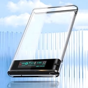 Zeiwohndc 2.5inch Transparently SATA to USB3.0 USB C Hard Drive Case Enclosure