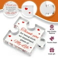 thumbnail image 4 of Thank You Gifts - Engraved Acrylic Block Puzzle Thank You Present for Women, Men - Gifts for Friends, Coworkers - Heartwarming Therapist, Nurse Teacher Presents, 4 of 7