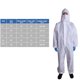 thumbnail image 2 of Overol médico desechable transpirable Ropa protectora Traje con capucha con puños elásticos Tobillos Irfora Camisa de manga larga, 2 of 7
